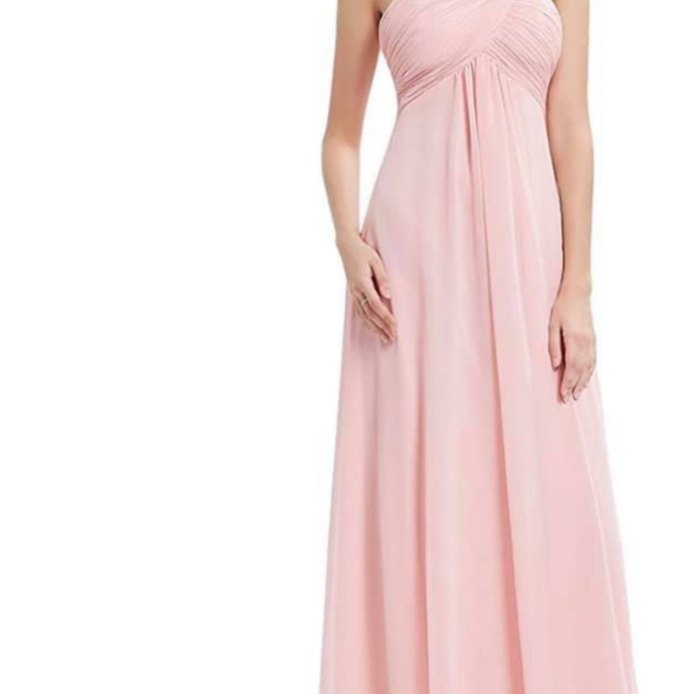 NWOT Pink Empire Chiffon Dress